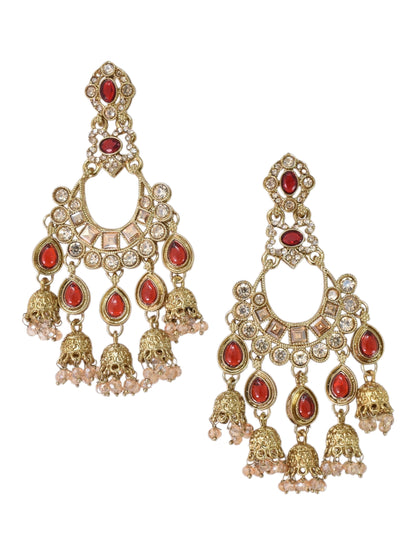 Partywear-earrings,chandeliar,partywear,Kashmiri earring-EAR-CFB-S01