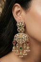 Partywear-earrings,chandeliar,partywear,Kashmiri earring-EAR-CFB-S03-MLT