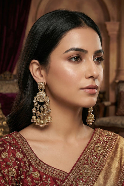 Partywear-earrings,chandeliar,partywear,Kashmiri earring-EAR-CFB-S06-LCT