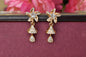 Rose gold plated earrings,bali earrings,stud,huggis,Jhumaka,jhumki big earrings,long earrings,earrings for girls,partywear earrings,bollywood earrings,wedding earrings,heavy designer earrings,