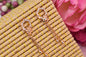 Rose gold plated earrings,bali earrings,stud,huggis,Jhumaka,jhumki big earrings,long earrings,earrings for girls,partywear earrings,bollywood earrings,wedding earrings,heavy designer earrings,
