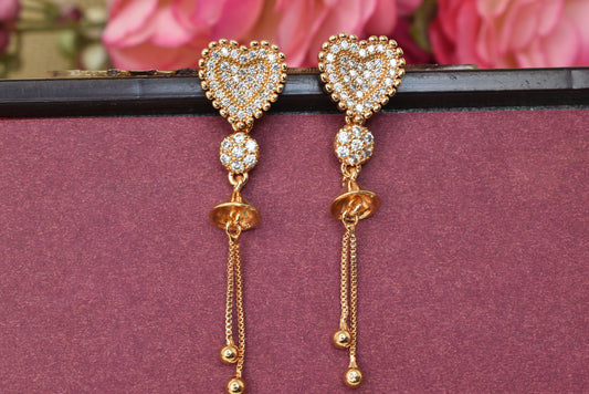 Rose gold plated earrings,bali earrings,stud,huggis,Jhumaka,jhumki big earrings,long earrings,earrings for girls,partywear earrings,bollywood earrings,wedding earrings,heavy designer earrings,