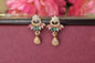 Rose gold plated earrings,bali earrings,stud,huggis,Jhumaka,jhumki big earrings,long earrings,earrings for girls,partywear earrings,bollywood earrings,wedding earrings,heavy designer earrings,