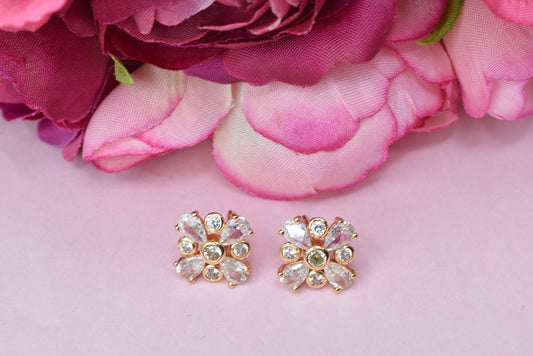 Rose gold plated earrings,bali earrings,stud,huggis,Jhumaka,jhumki big earrings,long earrings,earrings for girls,partywear earrings,bollywood earrings,wedding earrings,heavy designer earrings,