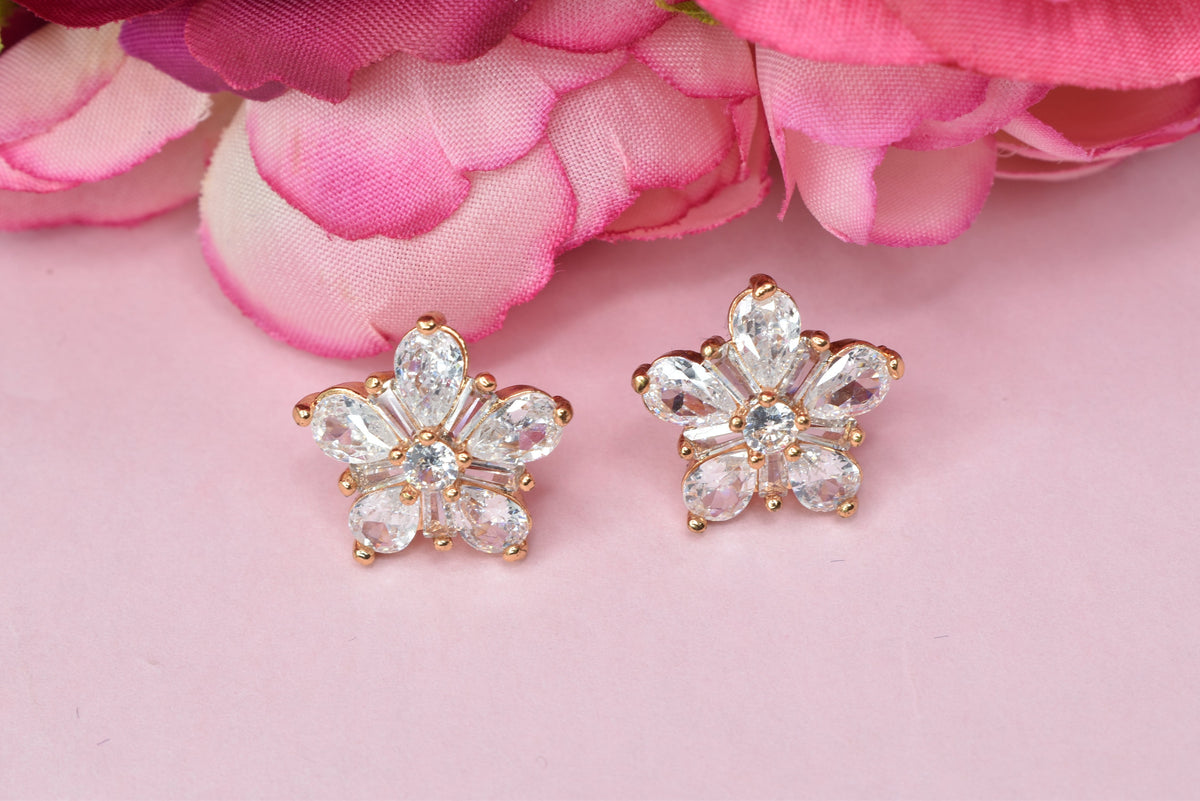 Rose gold plated earrings,bali earrings,stud,huggis,Jhumaka,jhumki big earrings,long earrings,earrings for girls,partywear earrings,bollywood earrings,wedding earrings,heavy designer earrings,