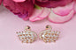 Rose gold plated earrings,bali earrings,stud,huggis,Jhumaka,jhumki big earrings,long earrings,earrings for girls,partywear earrings,bollywood earrings,wedding earrings,heavy designer earrings,