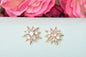 Rose gold plated earrings,bali earrings,stud,huggis,Jhumaka,jhumki big earrings,long earrings,earrings for girls,partywear earrings,bollywood earrings,wedding earrings,heavy designer earrings,