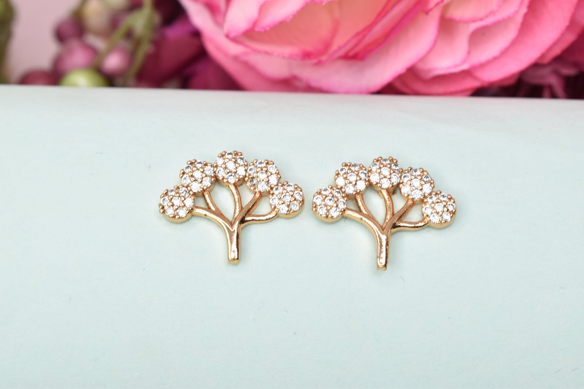 Rose gold plated earrings,bali earrings,stud,huggis,Jhumaka,jhumki big earrings,long earrings,earrings for girls,partywear earrings,bollywood earrings,wedding earrings,heavy designer earrings,
