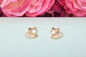 Rose gold plated earrings,bali earrings,stud,huggis,Jhumaka,jhumki big earrings,long earrings,earrings for girls,partywear earrings,bollywood earrings,wedding earrings,heavy designer earrings,