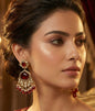 kundan jhumka,meenakari earrings,kahmiri earring,chandbali,chandelier earrings, dome jhumkas,pearl cluster jhumka, long earrings,heavy earrings,big earrings,designer earrings,latest design,new design