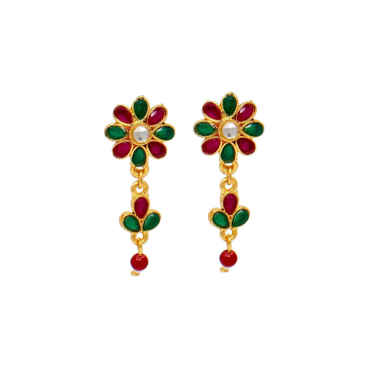 Peacock Shape Raani Haar Long Set