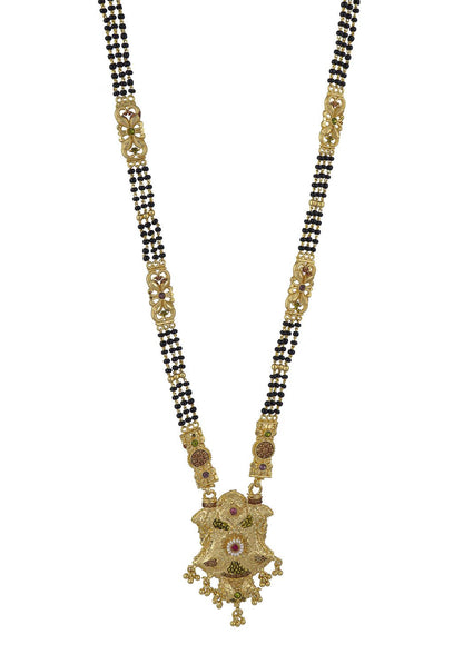 Gold Plated Classic Design Mangalsutra with tassel