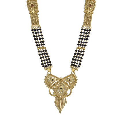Gold Plated Classic Design Mangalsutra with tassel