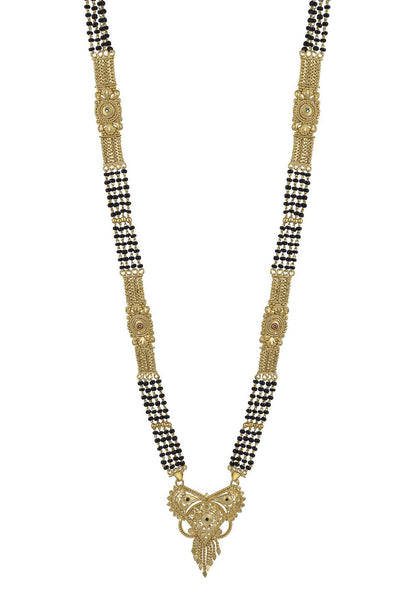 Gold Plated Classic Design Mangalsutra with tassel