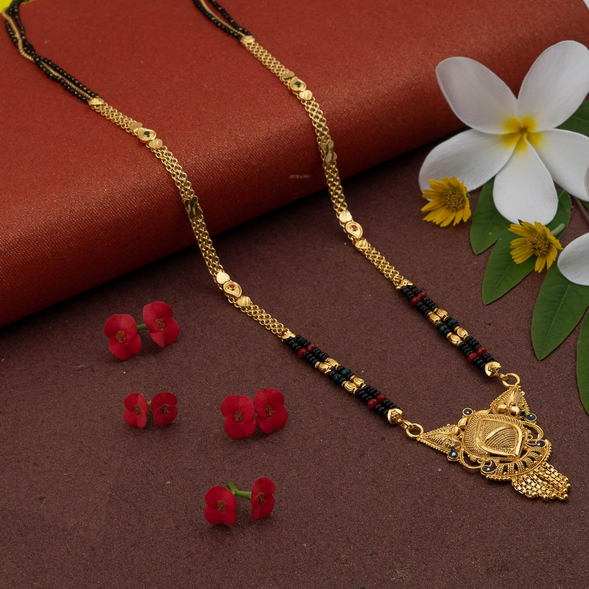 Gold Plated Classic Design Mangalsutra with tassel