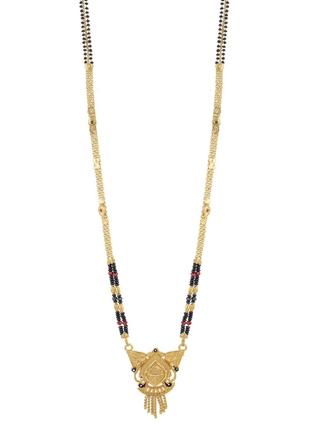 Gold Plated Classic Design Mangalsutra with tassel