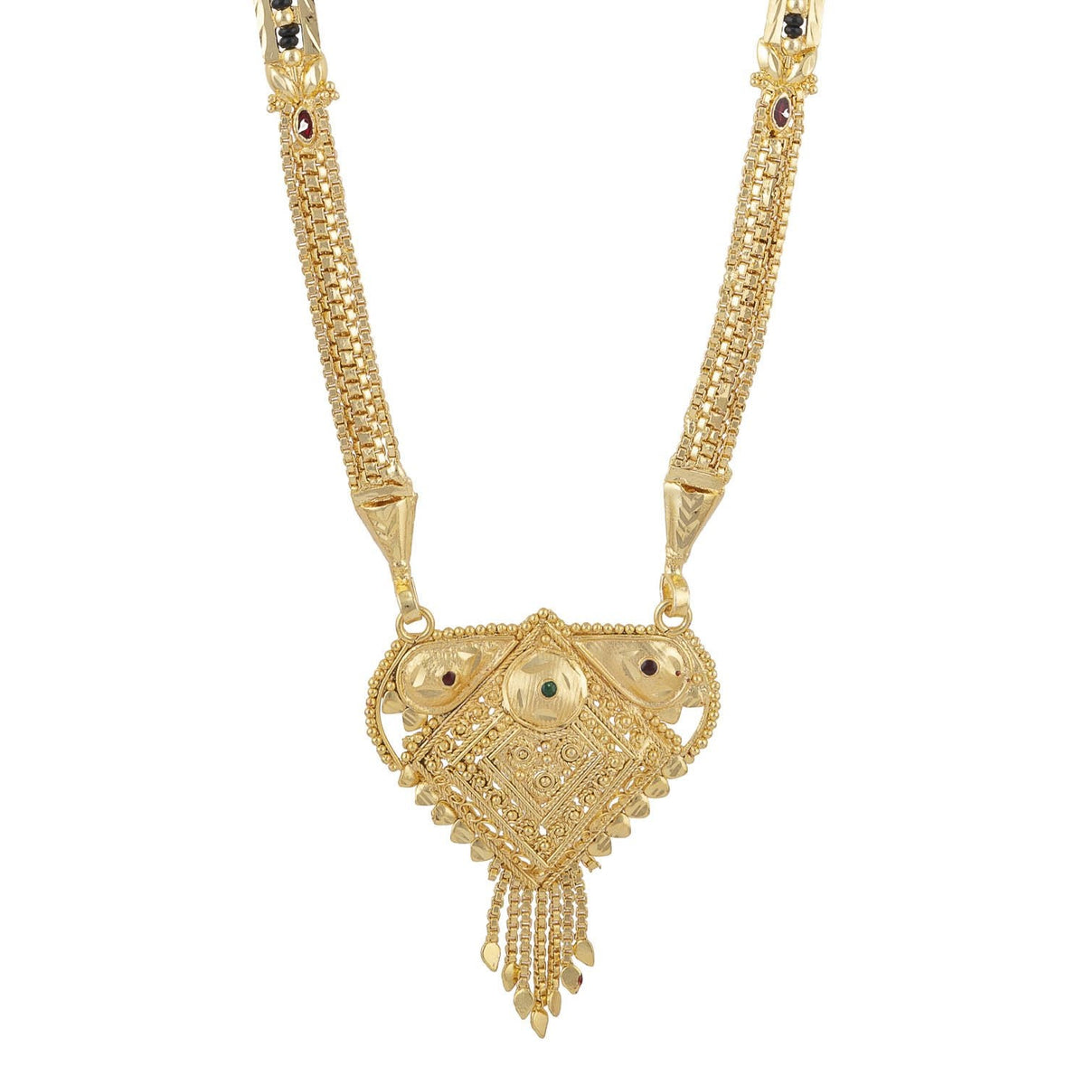 Gold Plated Classic Design Mangalsutra with tassel