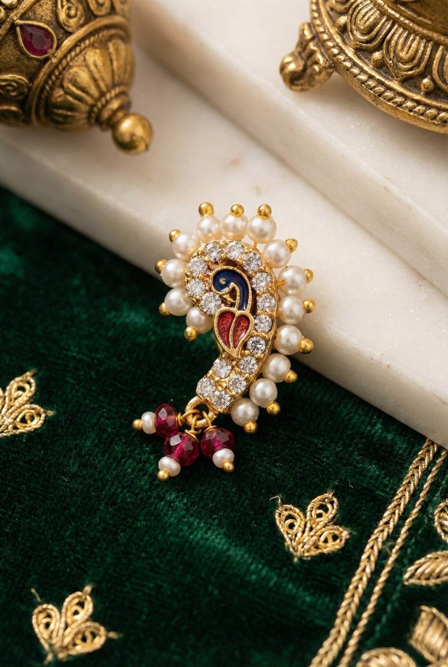 Nath besar marathi nosepin press nosepin