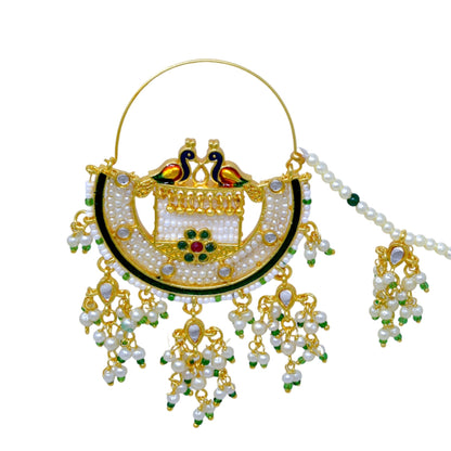 Trendy AD studded Ethnic Big Nath for Women and girls