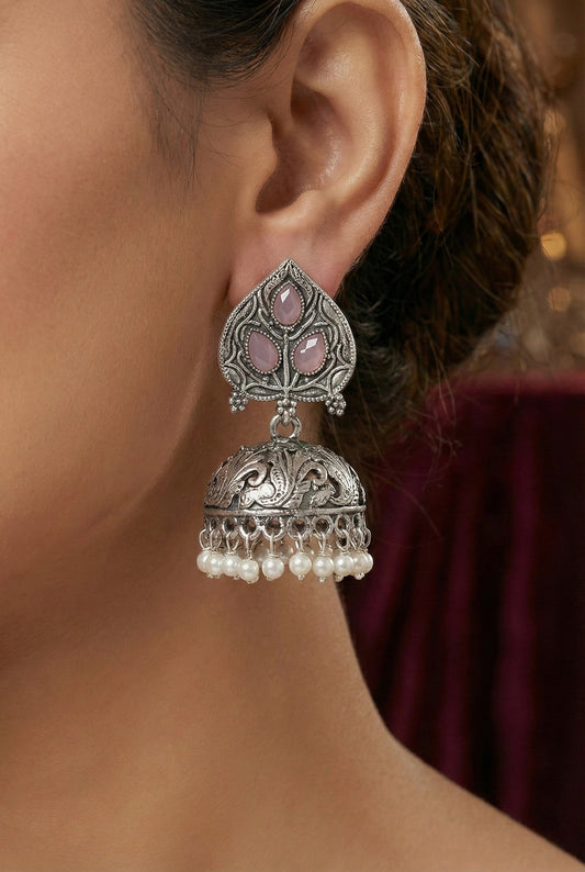Partywear-earrings,chandeliar,partywear,Kashmiri earring,JHUMAR-OXOJMK-JRV-PAAN-LVDR