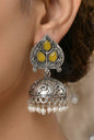 Partywear-earrings,chandeliar,partywear,Kashmiri earring,JHUMAR-OXOJMK-JRV-PAAN-YLW