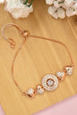 rose gold bracelet,adjustable bracele ,american diamond kada bracelet,bridal jewellery set,diamond bracelet