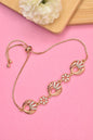 rose gold bracelet,adjustable bracele ,american diamond kada bracelet,bridal jewellery set,diamond bracelet