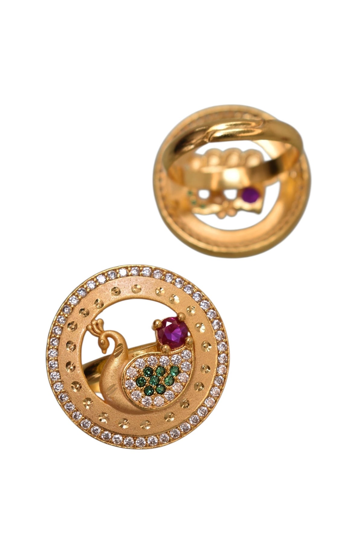 gold plated ring for women, meenakari adjustable ring, Indian wedding ring, ethnic ring jewelry, traditional bridal ring, womenâ€™s party wear ring, ethnic Indian jewelry, adjustable finger ring, gold finish ring for festivals, desi jewelry for women