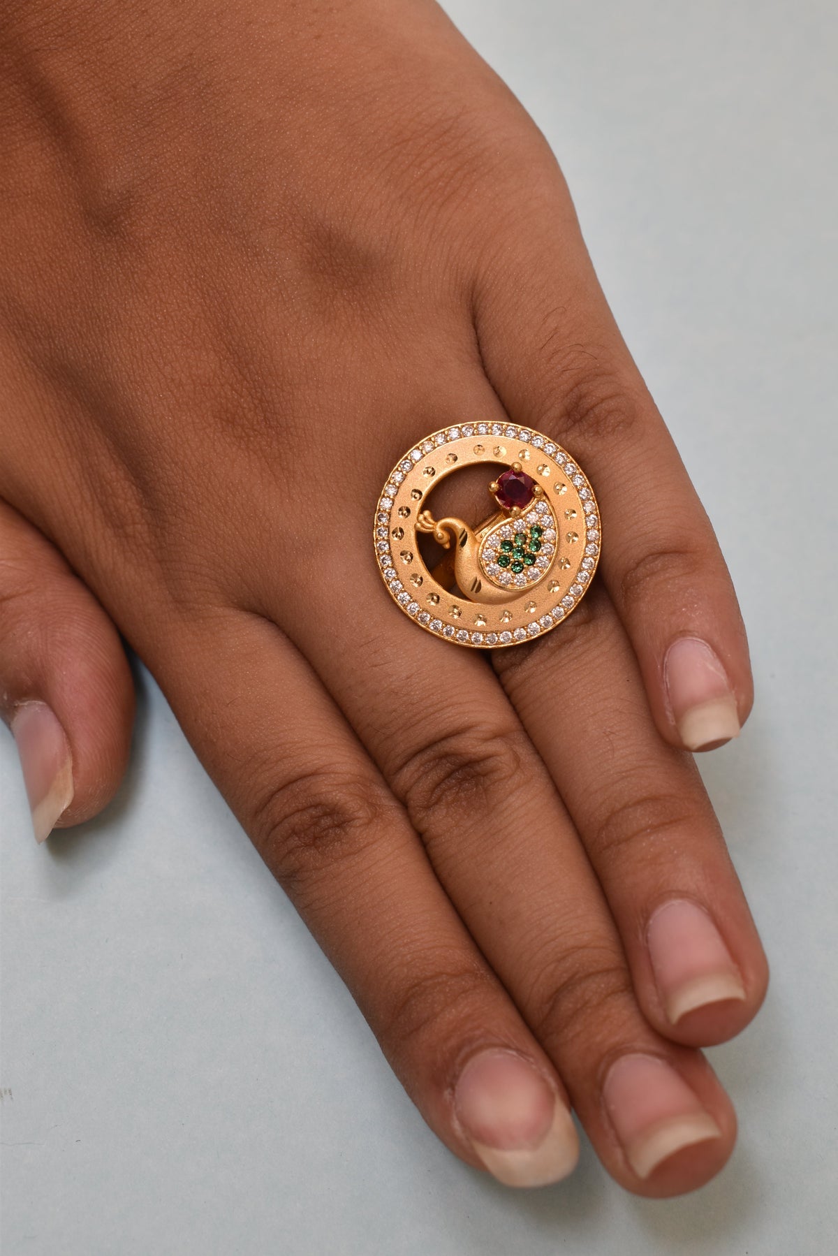 gold plated ring for women, meenakari adjustable ring, Indian wedding ring, ethnic ring jewelry, traditional bridal ring, womenâ€™s party wear ring, ethnic Indian jewelry, adjustable finger ring, gold finish ring for festivals, desi jewelry for women
