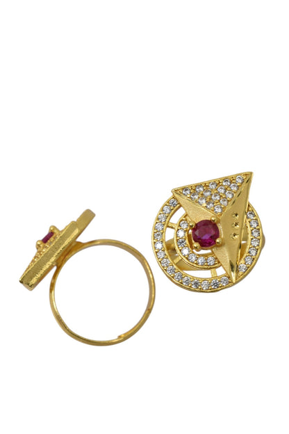 Adjustable gold-plated jewelry