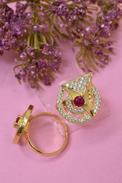 Customizable gold-plated ring