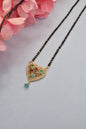 Mangalsutra,tanmania,gift for her,black bead mangalsutra,layered chain,necklace,karvachauth gift for her