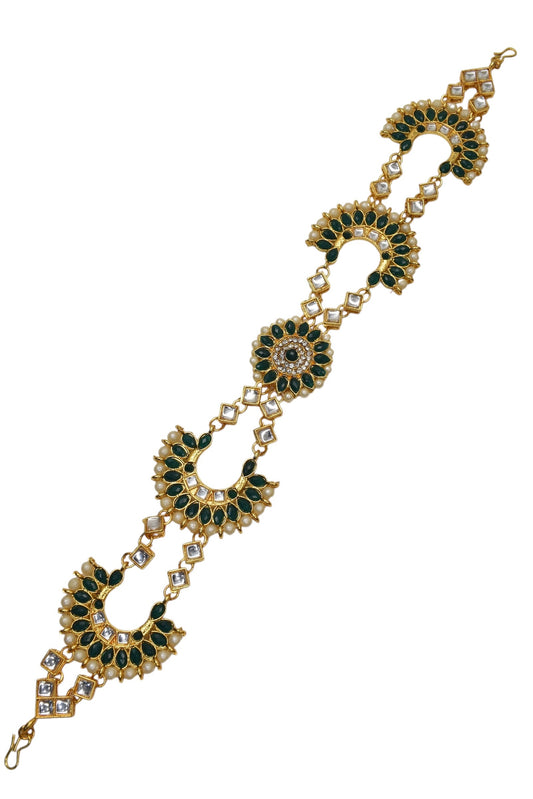 Rajputi Traditional Sispatti Mathapatti Hair accessory Hair band-KCJ3748