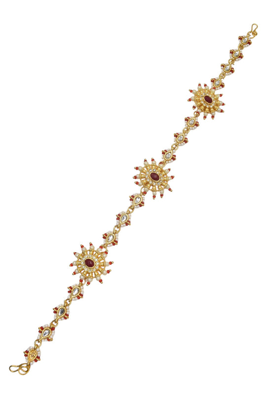 Rajputi Traditional Sispatti Mathapatti Hair accessory Hair band-KCJ421