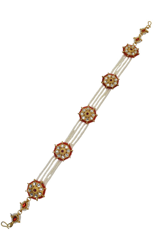 Rajputi Traditional Sispatti Mathapatti Hair accessory Hair band-KCJ4