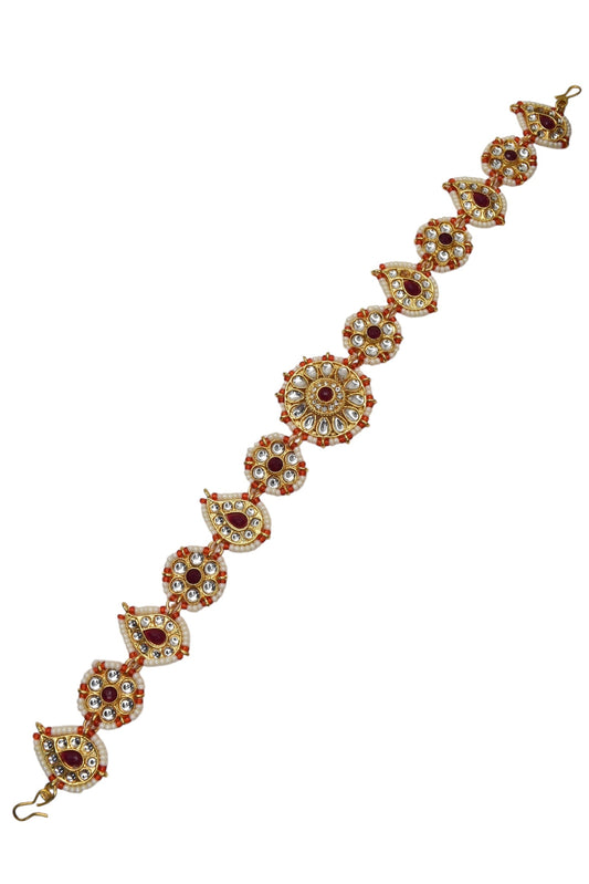 Rajputi Traditional Sispatti Mathapatti Hair accessory Hair band-KCJ5