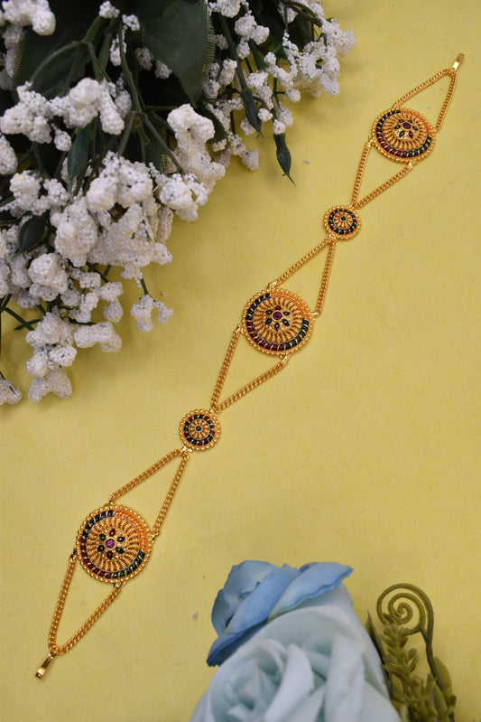 Rajputi Traditional Sispatti Mathapatti Hair accessory Hair band-RU202