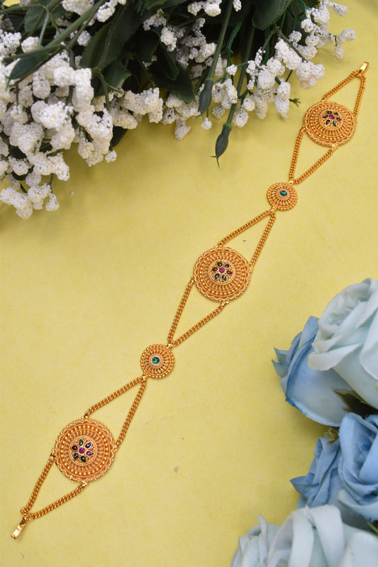 Rajputi Traditional Sispatti Mathapatti Hair accessory Hair band-RU211