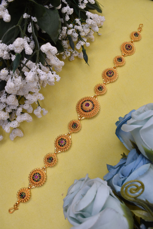 Rajputi Traditional Sispatti Mathapatti Hair accessory Hair band-RU214