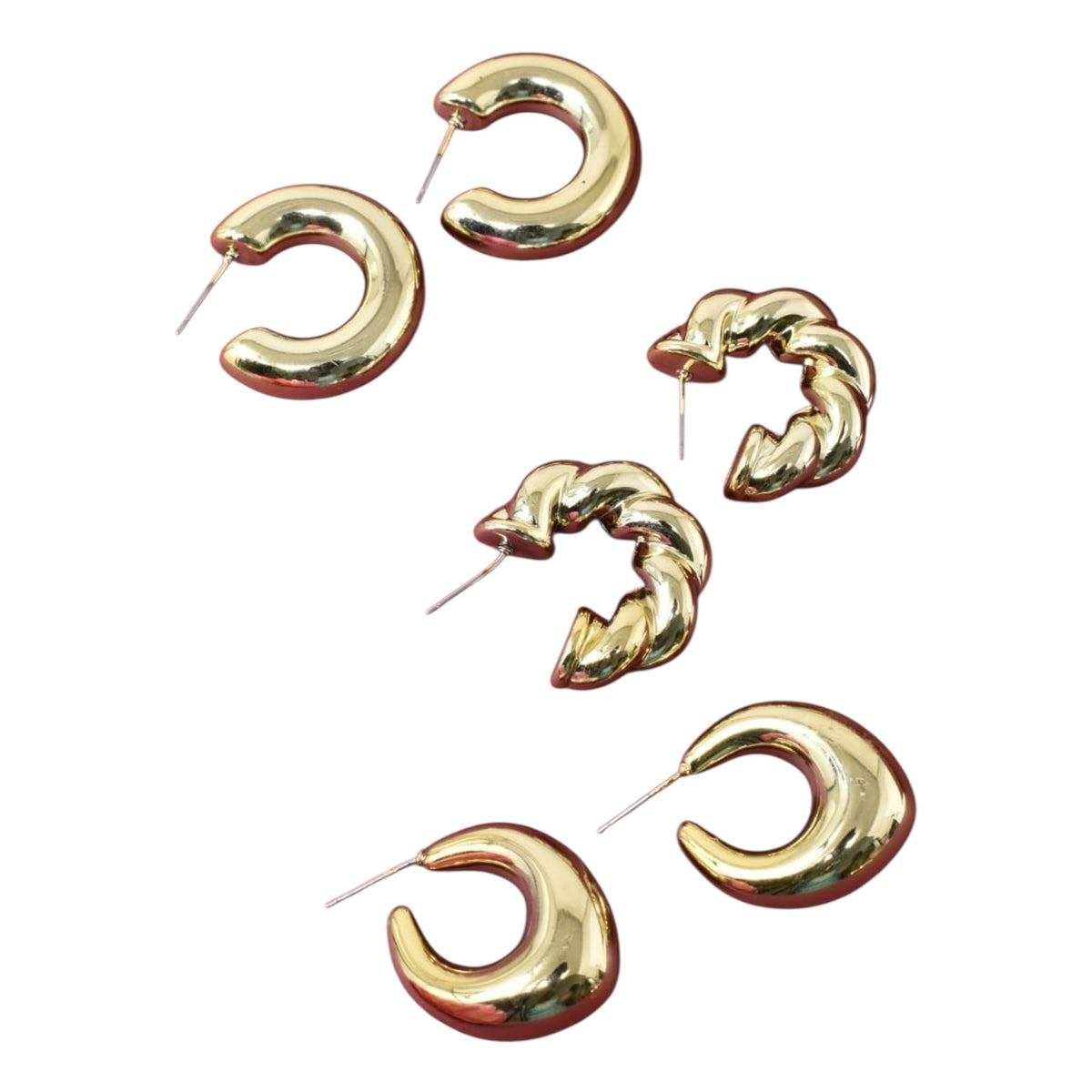 Trendy earring women,Combo earring,golden trending earrings, Pack of 2 Korean Teardrops and hoops earrings studs for women n girls,Korean earring combo,Hoop earrings,drop earrings,tiny earrings,minimlist earrings,celestial higgie earrings for girls n women,gift ideas Korean Jewelery