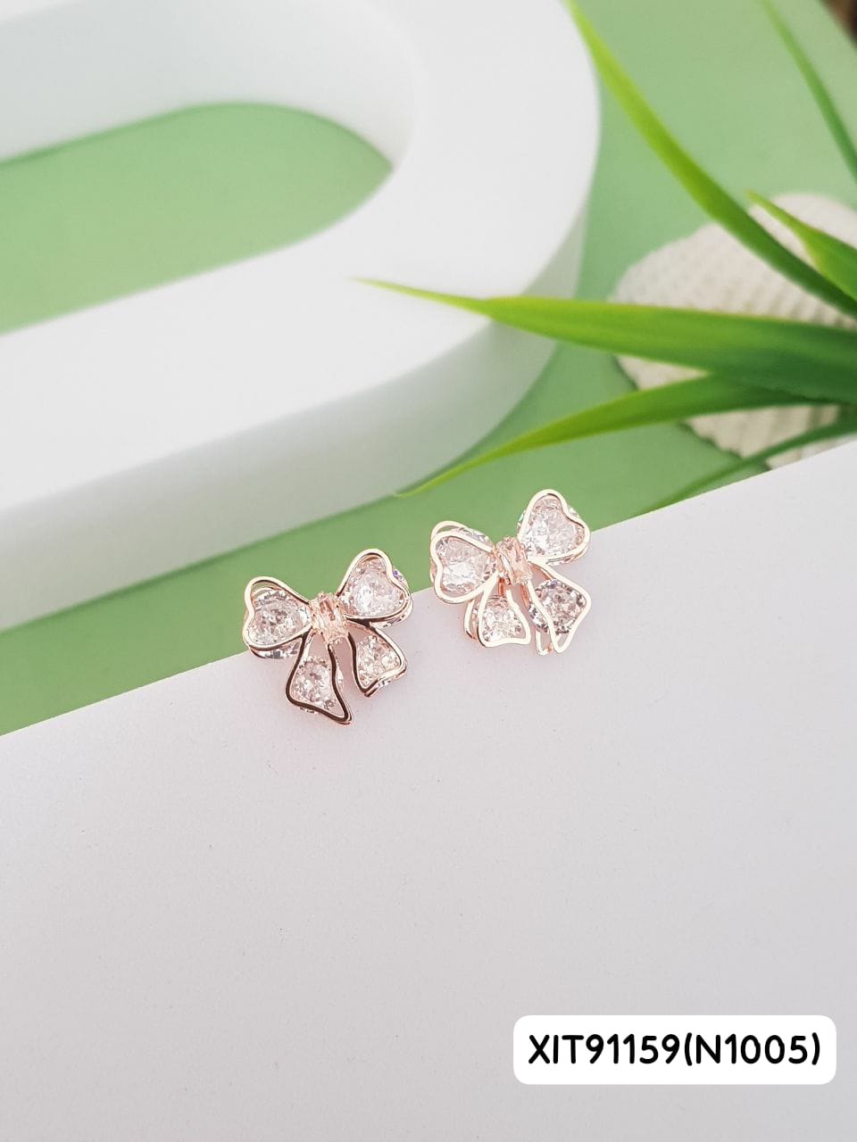 ANTI TARNISH DAILY USE rosegold earring stud Tops