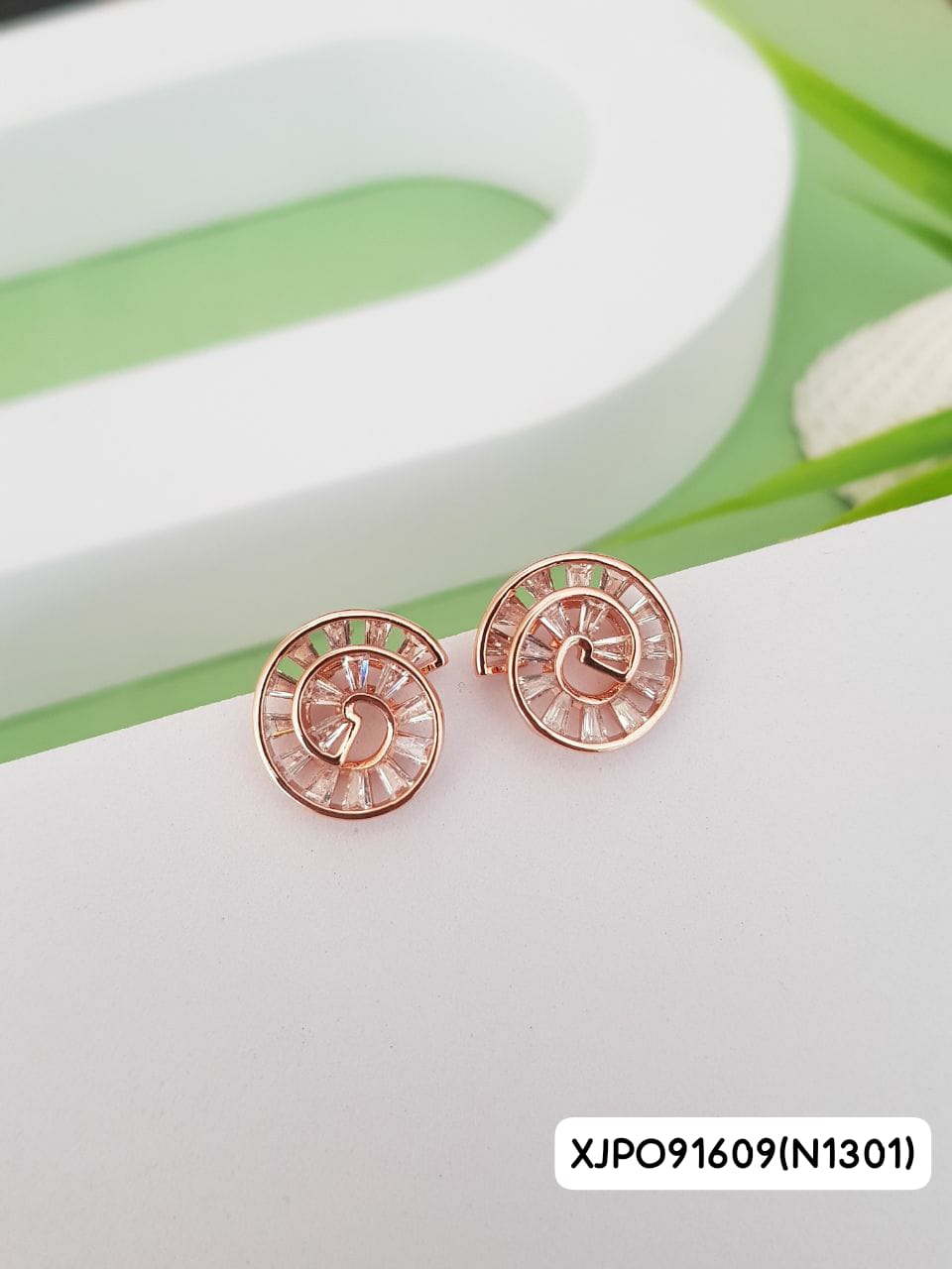 ANTI TARNISH DAILY USE rosegold earring stud Tops